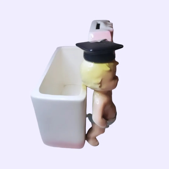 Vintage samsons Imports baby planter/money bank - Picture 2 of 5